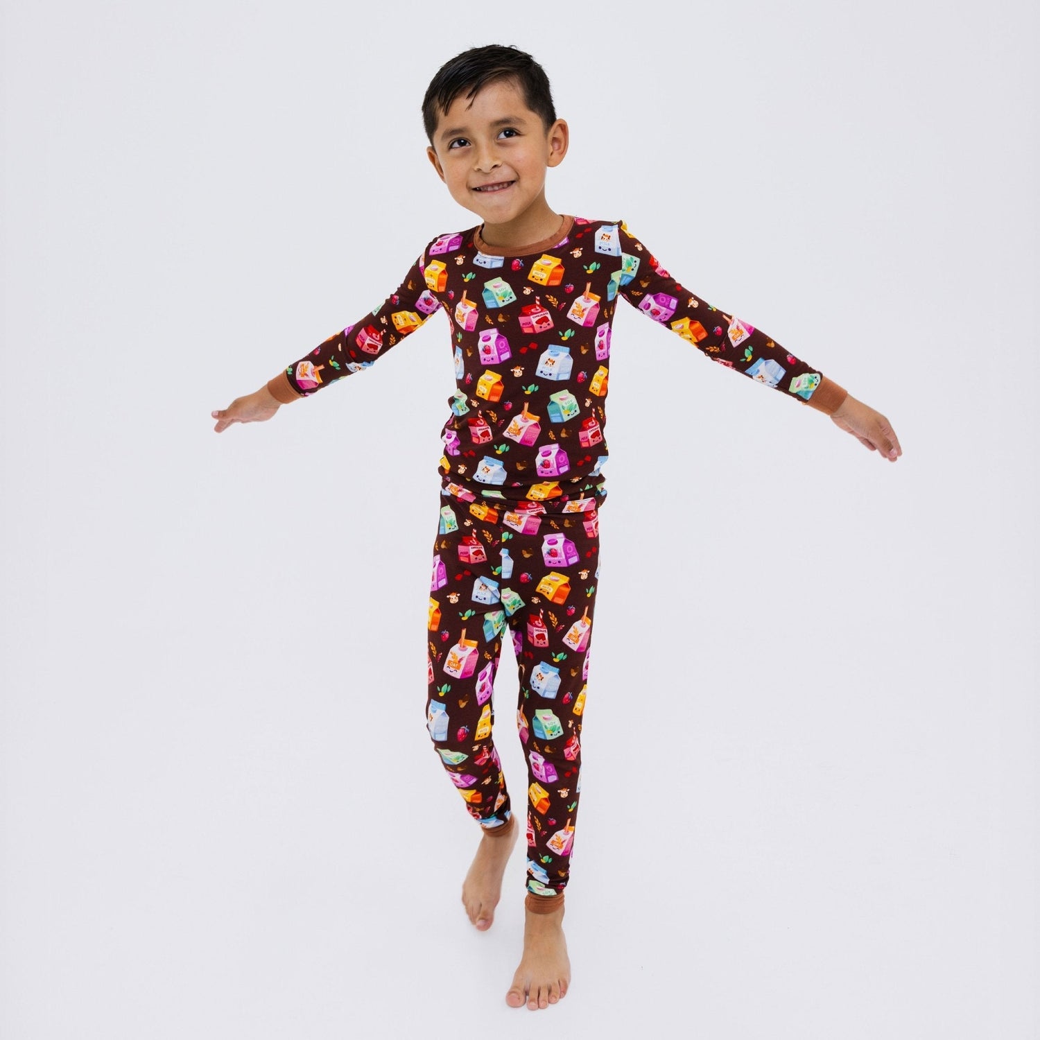 Bam & Stitch All the Milks! Long Sleeve Pajamas - 