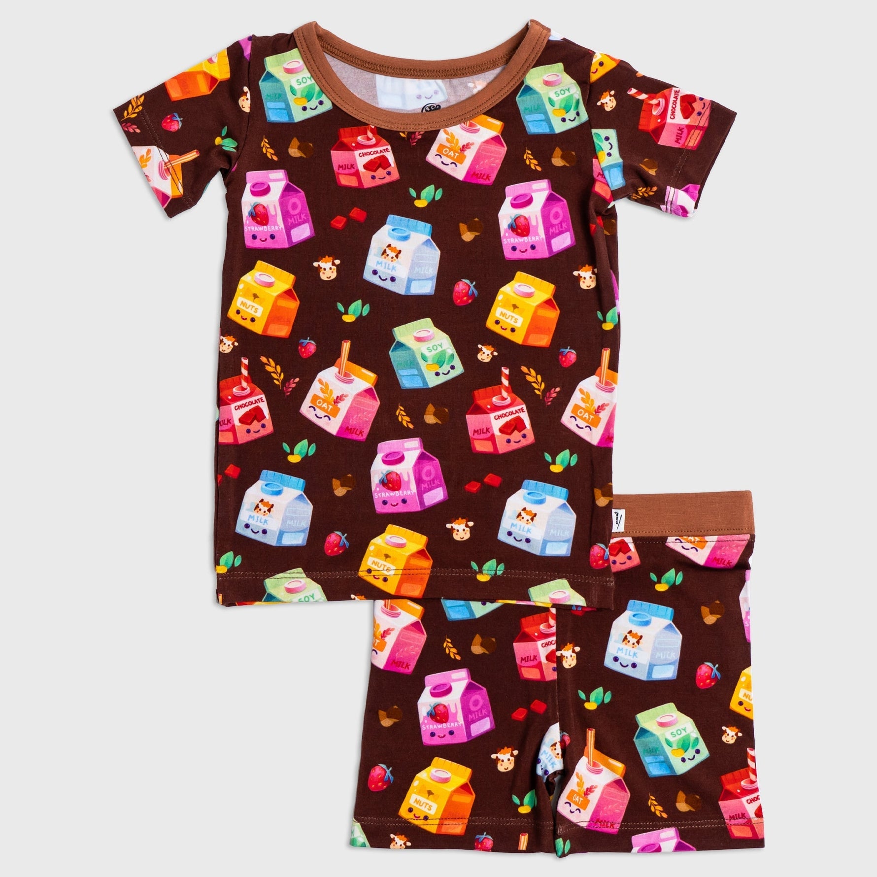 Bam & Stitch All the Milks! Short Sleeve Pajamas - 