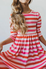 Mila & Rose ® All You Need is Love 3/4 Sleeve Pocket Twirl Dress - 
