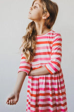 Mila & Rose ® All You Need is Love 3/4 Sleeve Pocket Twirl Dress - 