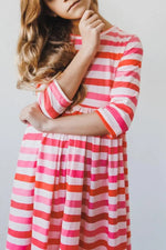 Mila & Rose ® All You Need is Love 3/4 Sleeve Pocket Twirl Dress - 