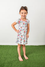 Aloha A-Line Dress by Bestaroo