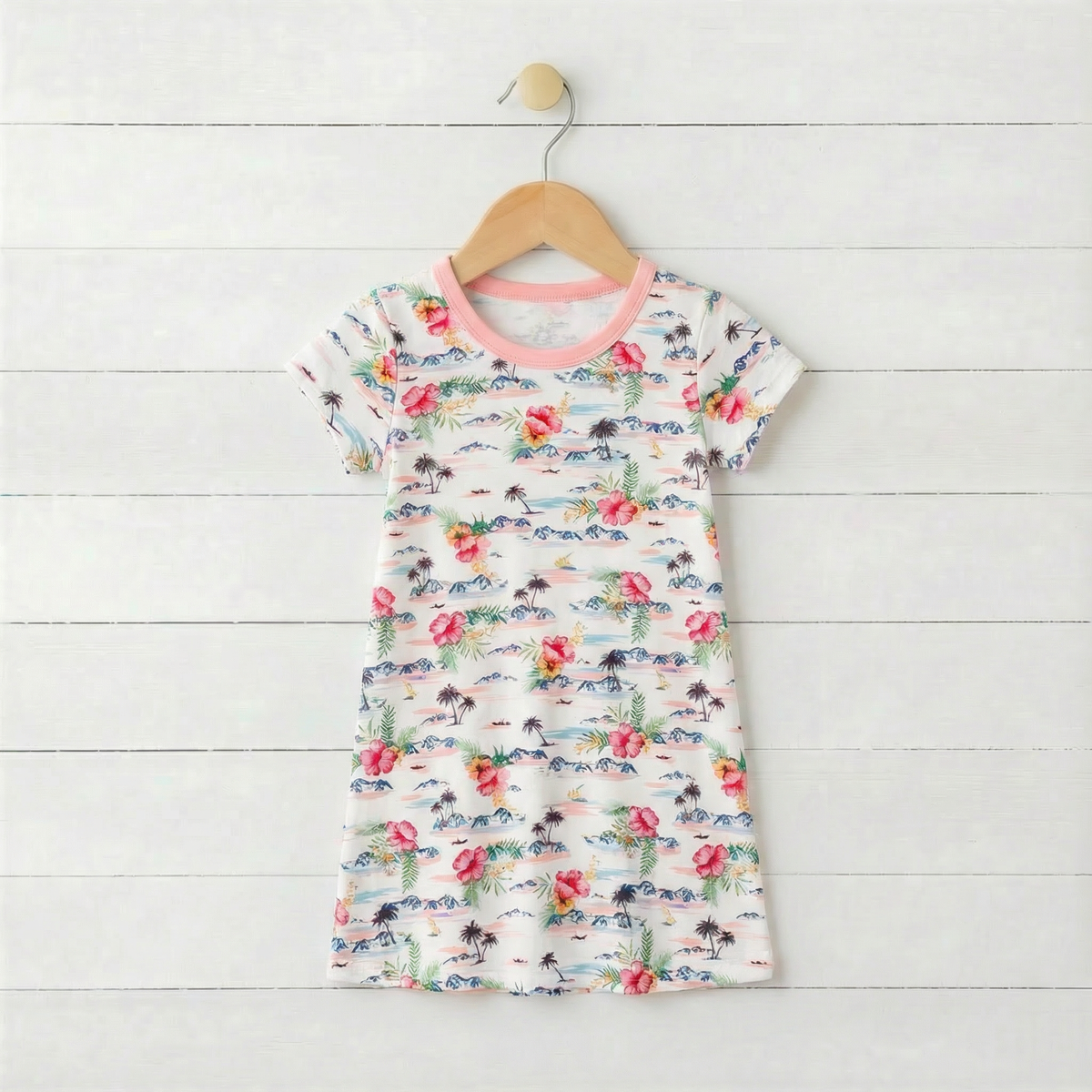 Aloha A-Line Dress by Bestaroo
