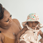 Honey Lemonade Aloha Baby and Kids Sun Hat with UV Protection for Outdoor Fun - 