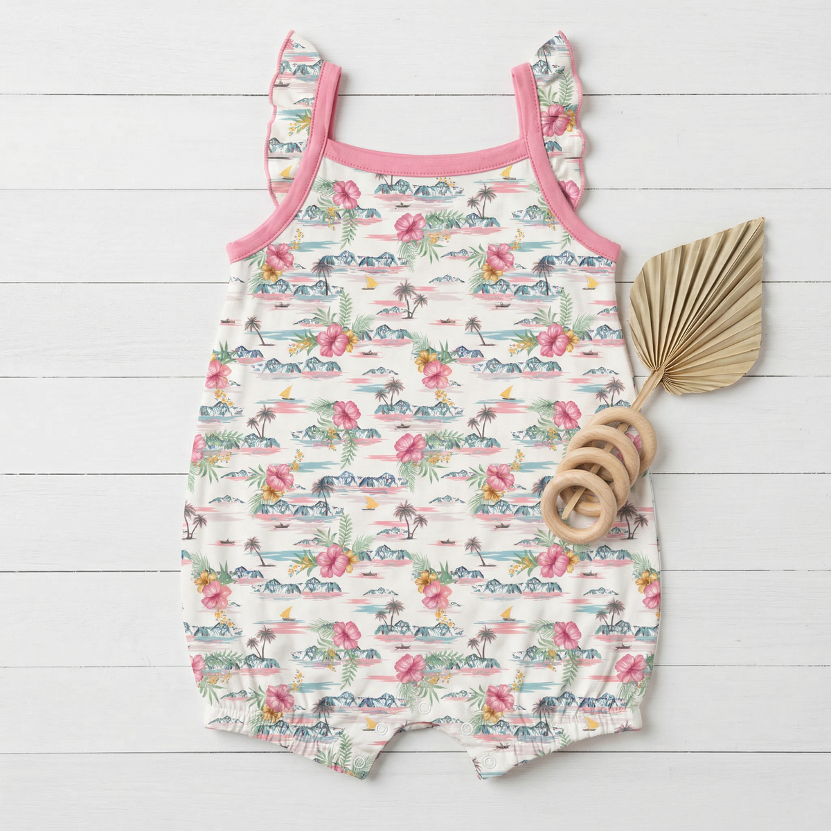 Aloha Bubble Romper by Bestaroo