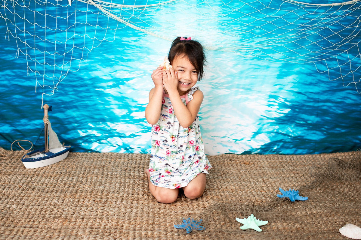 Aloha Flutter Sleeve Dress by Bestaroo