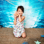 Aloha Flutter Sleeve Dress by Bestaroo