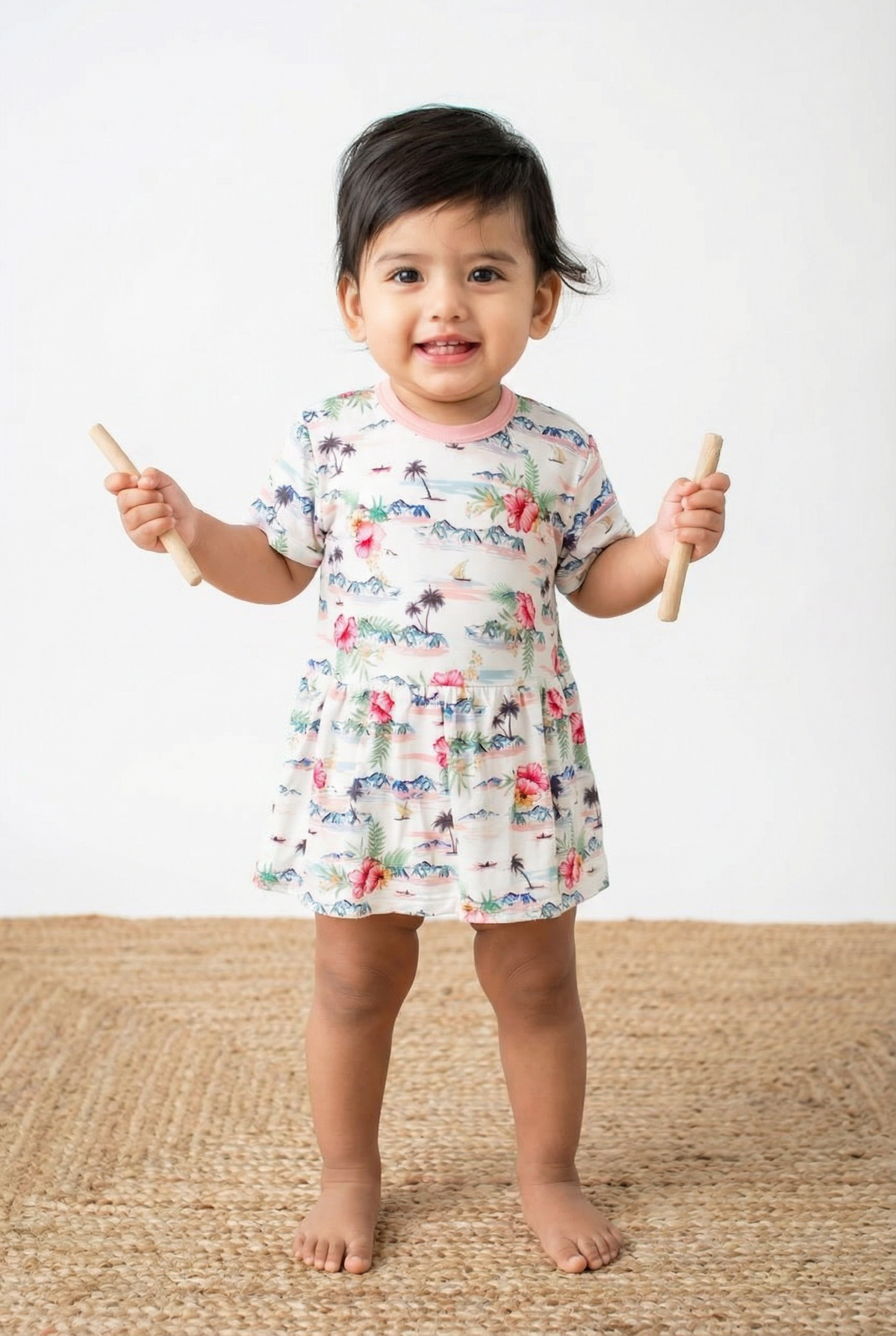 Aloha S/S Bodysuit Dres by Bestaroo