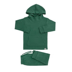 Sweet Bamboo Alpine Green Hooded Jogger Set - 