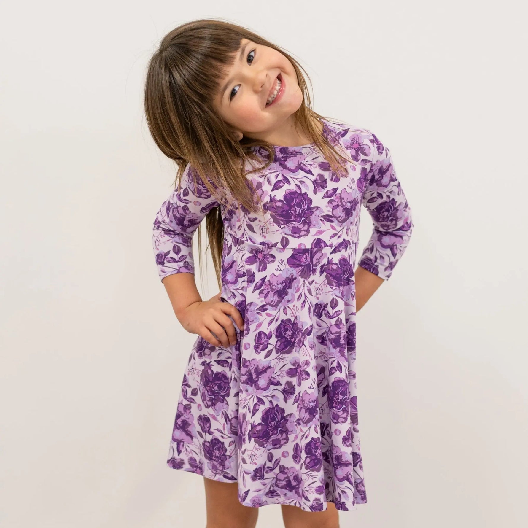 Sweet Bamboo Amelia Bedelia Swirly Girl Dress - 