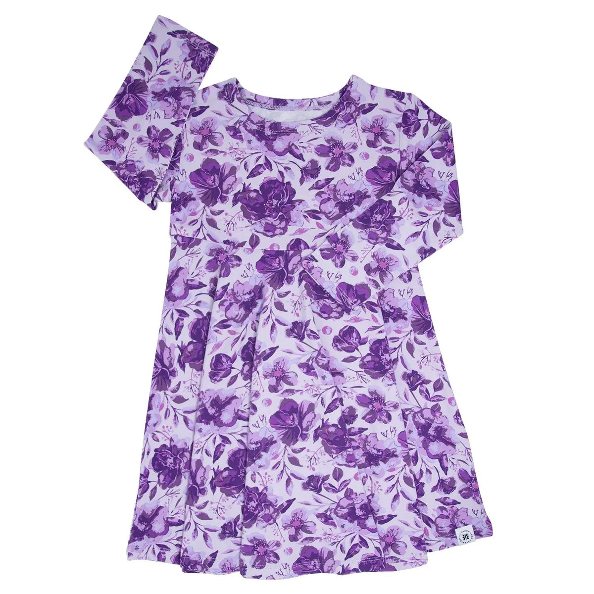 Sweet Bamboo Amelia Bedelia Swirly Girl Dress - 