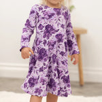 Sweet Bamboo Amelia Bedelia Swirly Girl Dress - 