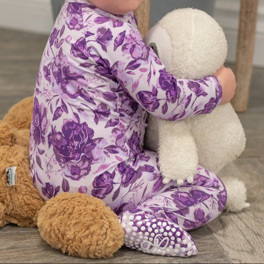Amelia Bedelia Zipper Footie Infant Sleepwear Two Way Zip Sweet Bamboo Everetts Place: Online Boutique