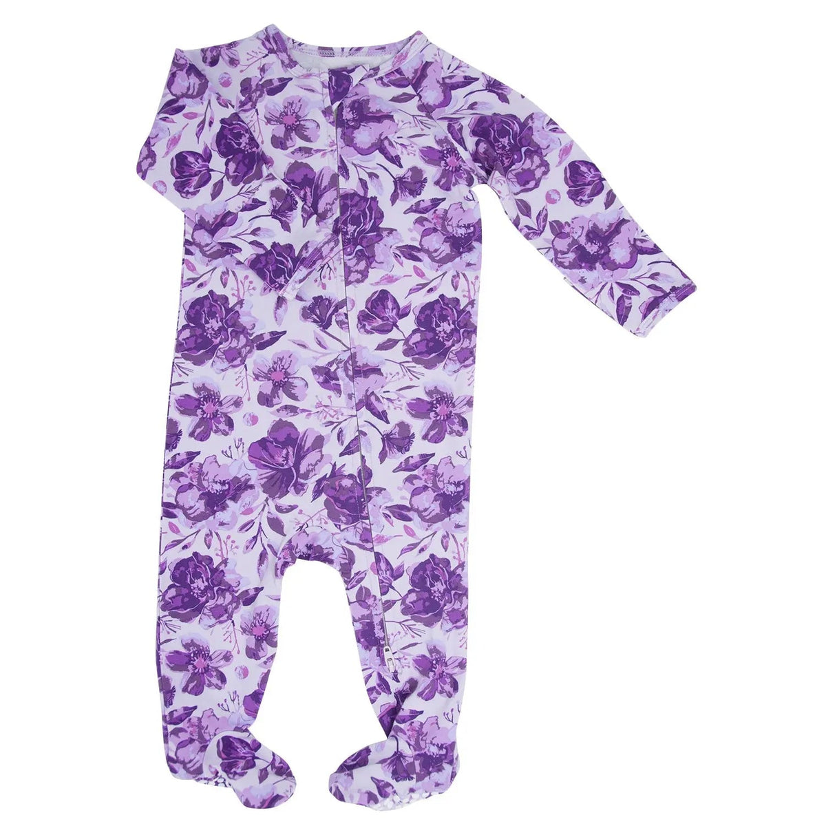 Sweet Bamboo Amelia Bedelia Zipper Footie - 