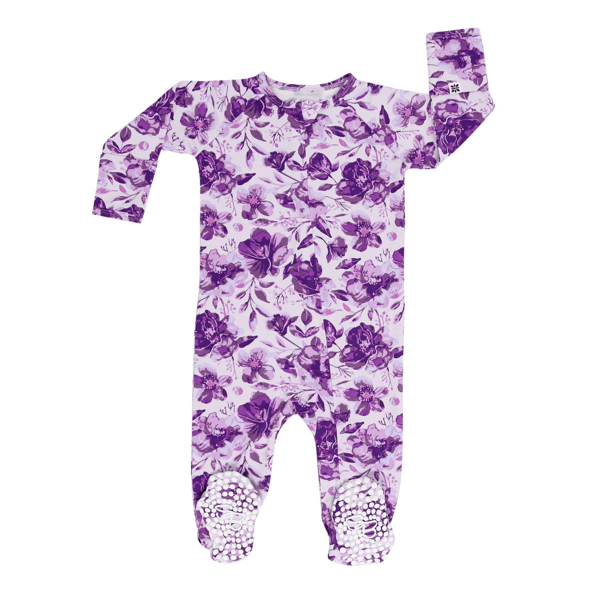 Sweet Bamboo Amelia Bedelia Zipper Footie - 