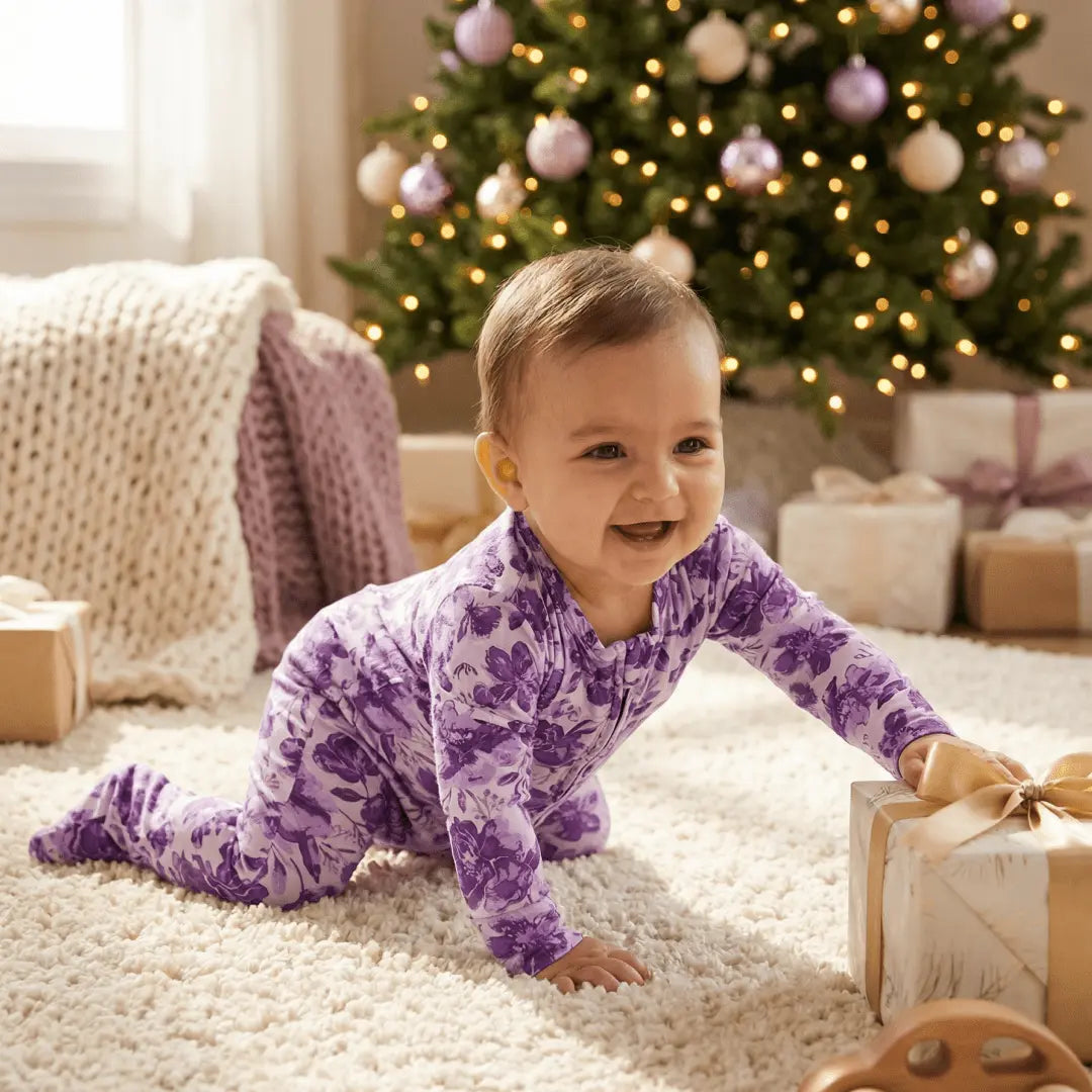Sweet Bamboo Amelia Bedelia Zipper Footie - 