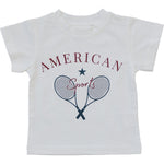 Mebie Baby American Sports Tee for Kids Soft Breathable Playtime Shirt - 