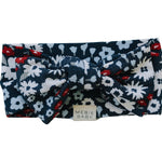 Mebie Baby Americana Floral Ribbed Bamboo Head Wrap - 