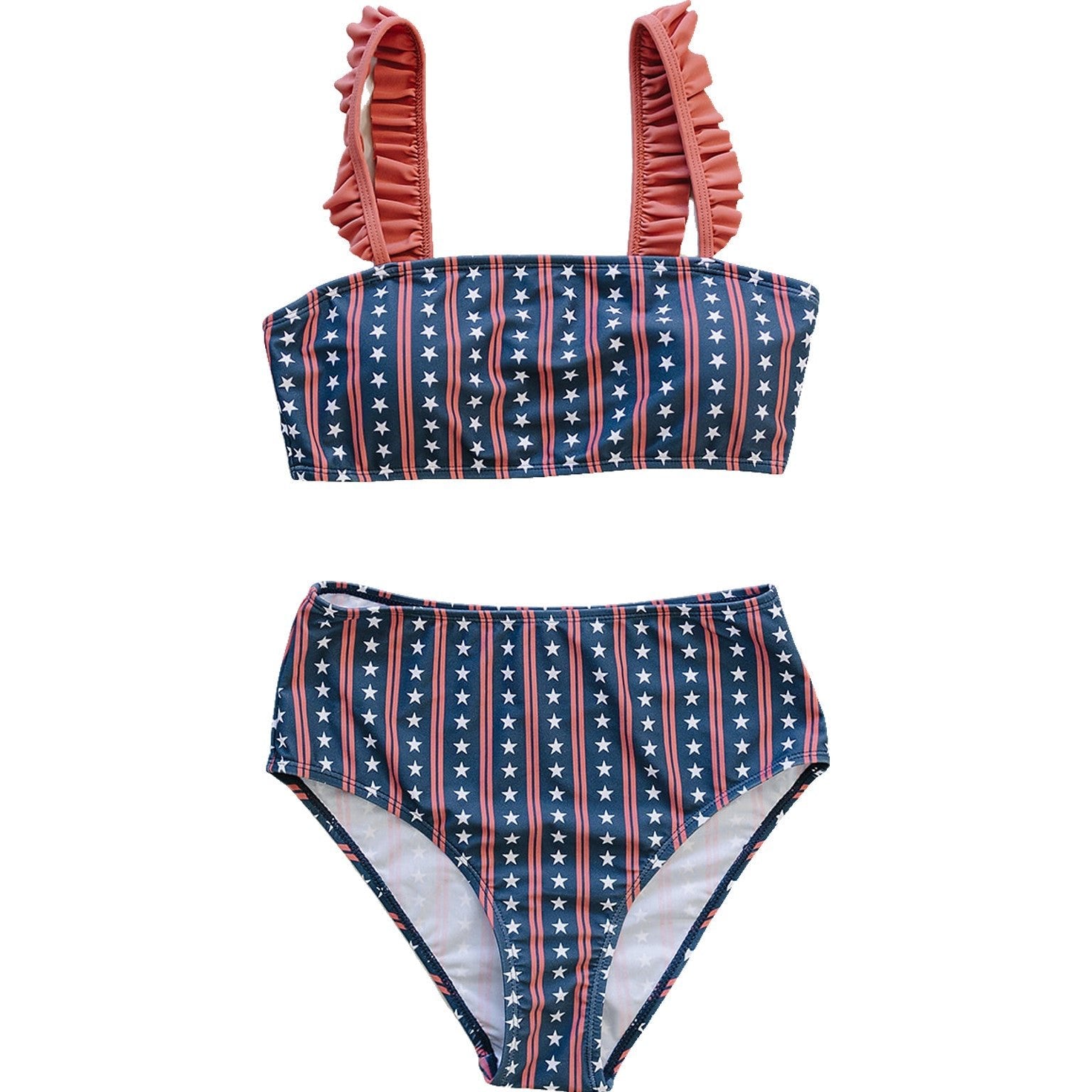 Americana Women’s Two-Piece - Swimsuit Top, Bikini, Crop top, Swimsuit Bottom, Swimwear | Everetts Place