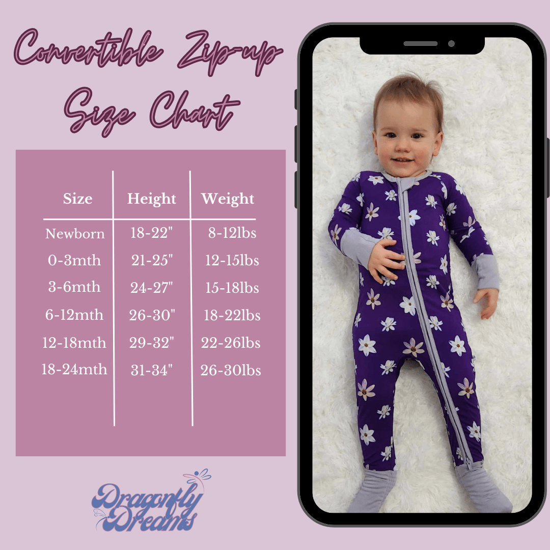 Dragonfly Dreams Bamboo Amethyst Convertible Zip - Up