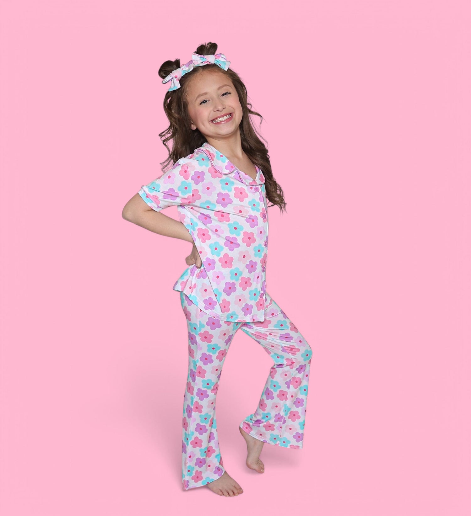 DREAM BIG LITTLE CO Amethyst Rib Dream Girl's Flare Set for Baby GirlsEveretts Place