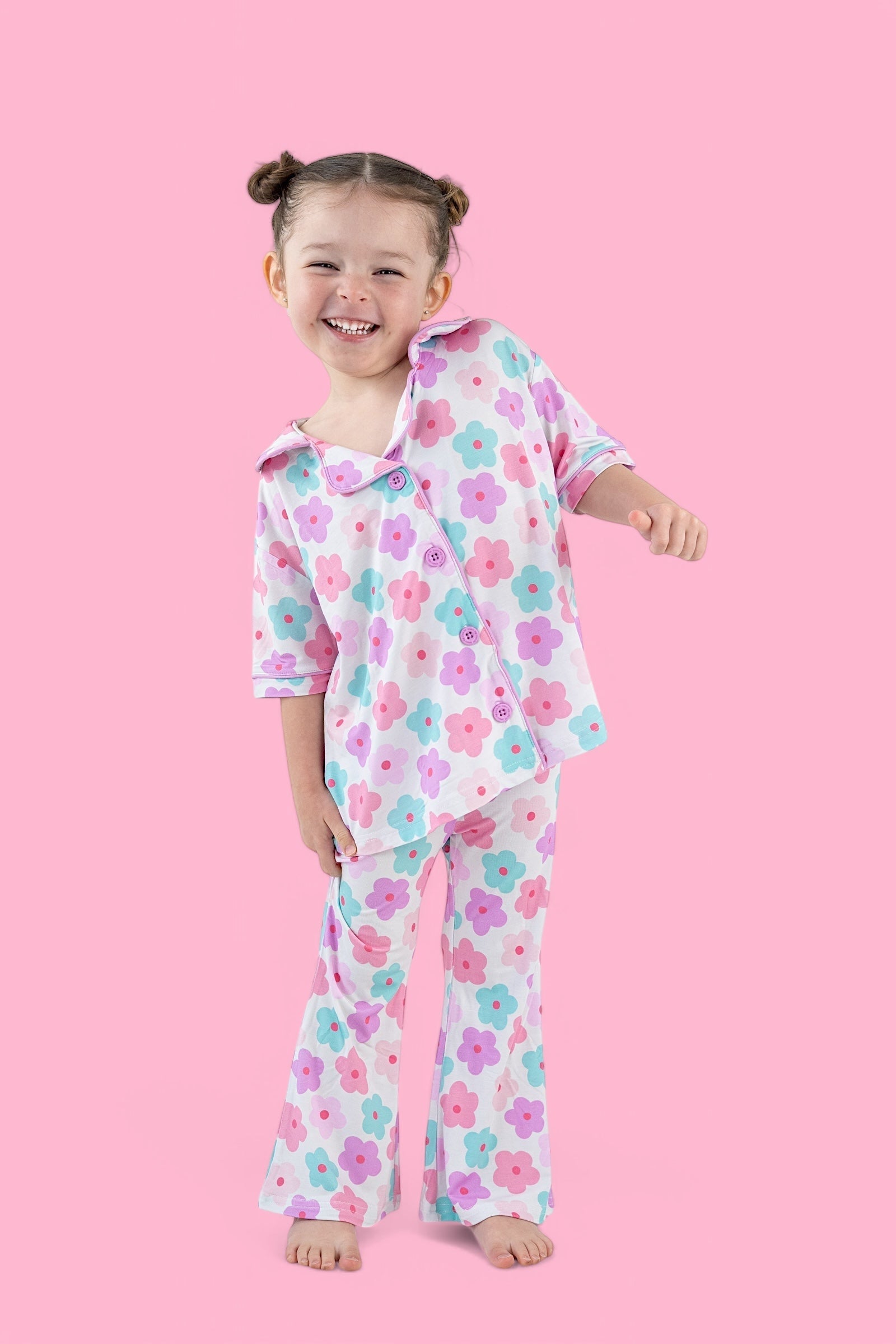 DREAM BIG LITTLE CO Amethyst Rib Dream Girl's Flare Set for Baby GirlsEveretts Place