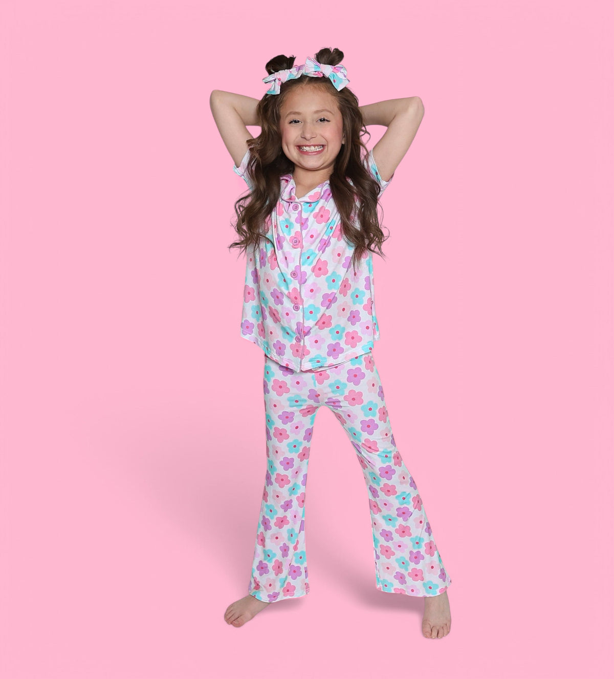 DREAM BIG LITTLE CO Amethyst Rib Dream Girl's Flare Set for Baby GirlsEveretts Place