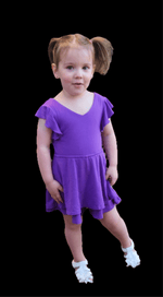 Dragonfly Dreams Bamboo Amethyst Skort Romper