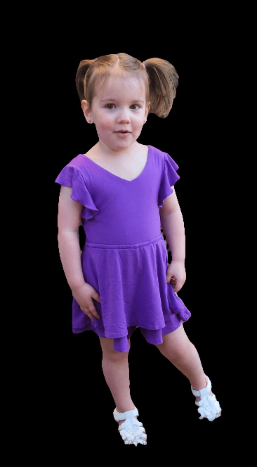 Dragonfly Dreams Bamboo Amethyst Skort Romper