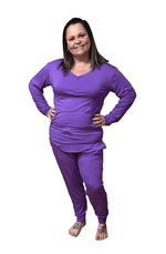 Dragonfly Dreams Bamboo Amethyst Women's Pajamas