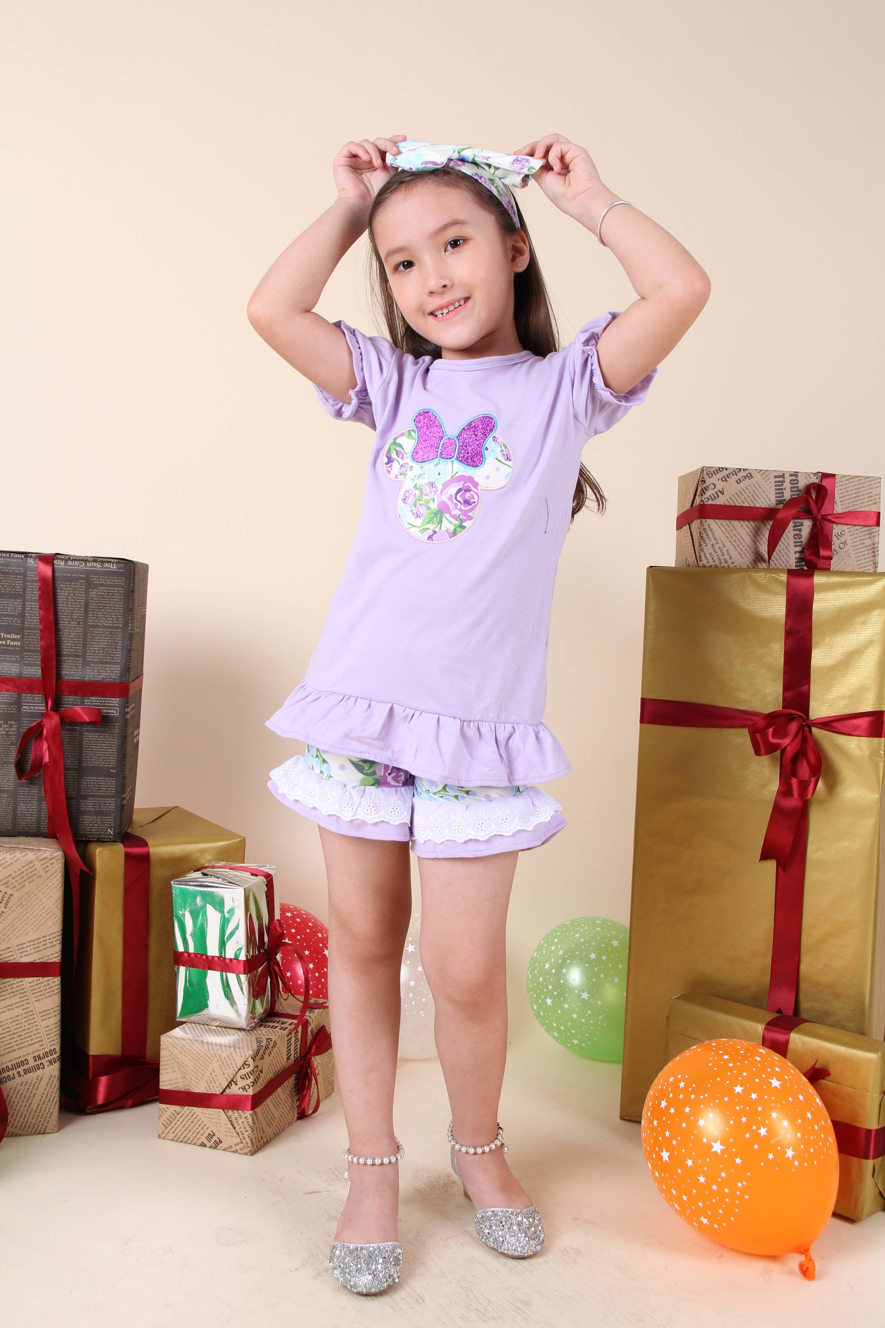 Amor Babee Amor Babee 50pcs Bulk Lot Spring Summer Cartoon Mouse Princess Outfits