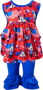 Amor Babee Amor Babee 50pcs Bulk Lot Spring Summer Cartoon Mouse Princess Outfits