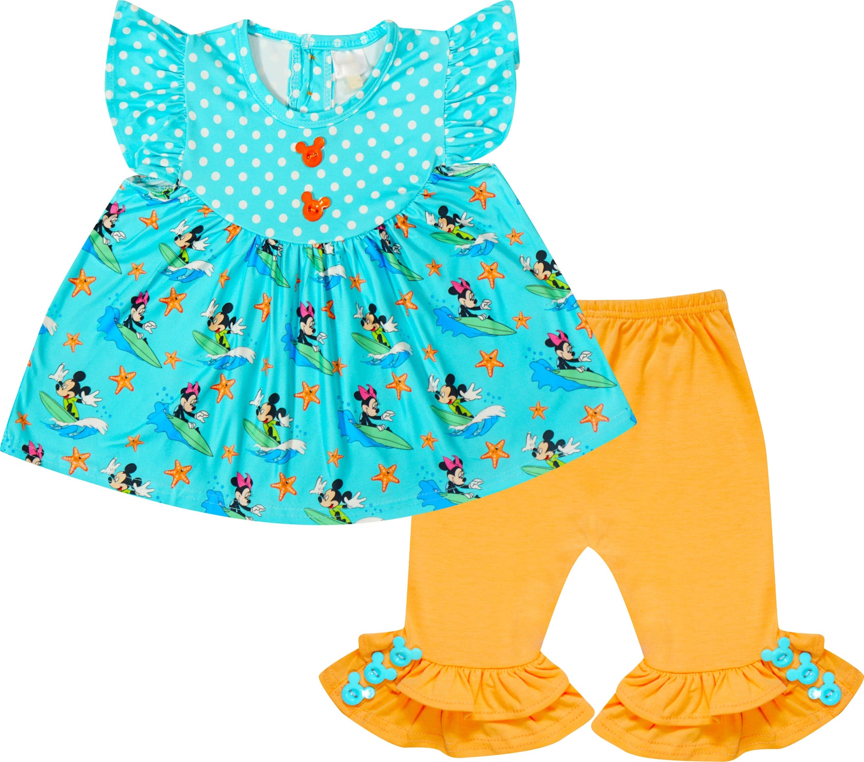 Amor Babee Amor Babee 50pcs Bulk Lot Spring Summer Cartoon Mouse Princess Outfits