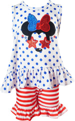 Amor Babee Amor Babee 50pcs Bulk Lot Spring Summer Cartoon Mouse Princess Outfits