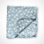 Kolorful Anchors Away Bamboo Blanket Soft Stretchy Swaddle Nursing Cover Stroller Tummy Time - Everetts Place Boutique - 