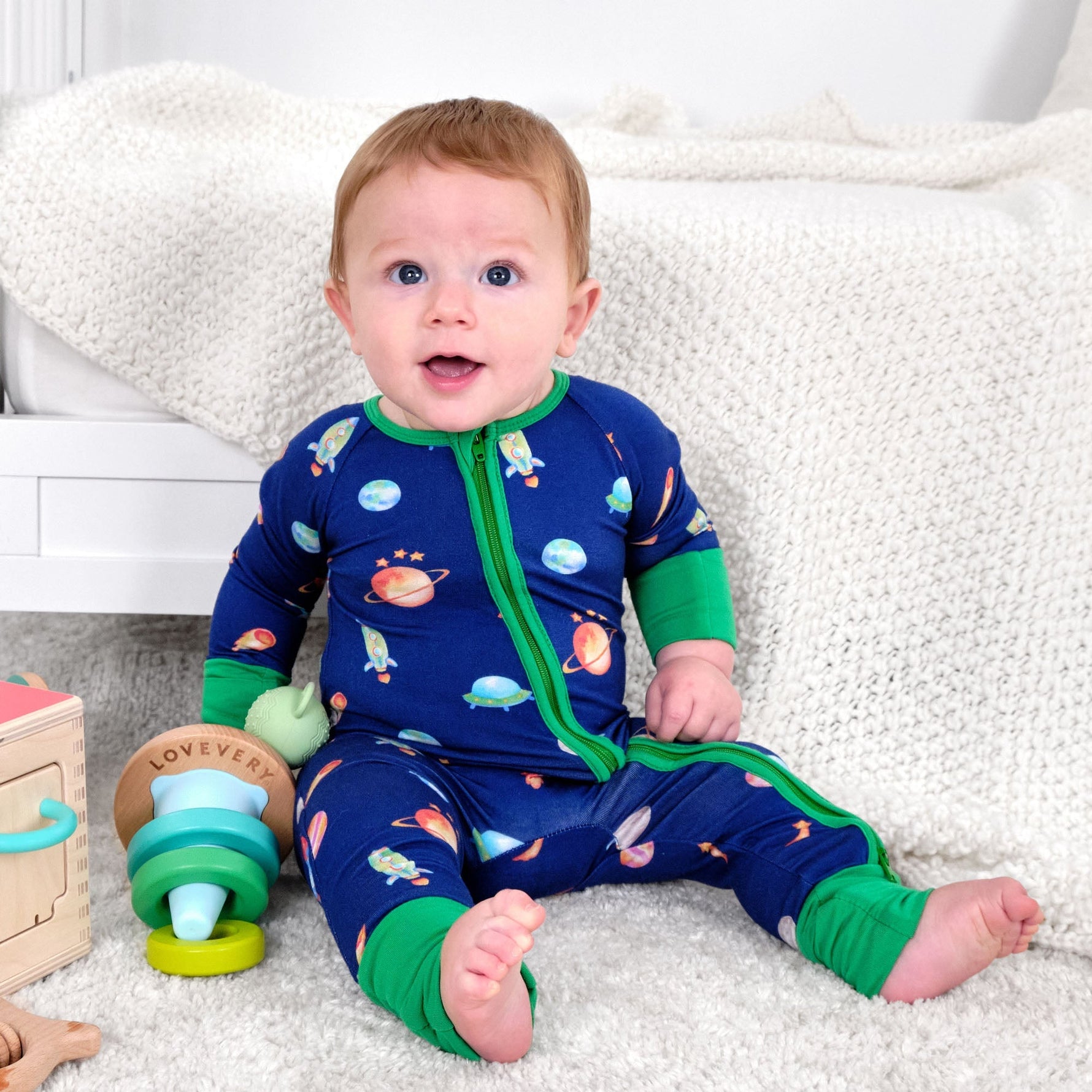 LollyBanks And Beyond Zipper One Piece PajamaEveretts Place