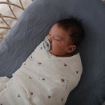 Organic Cotton Muslin Swaddle Blanket by Mushie