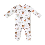 Angel Dear Angel Dear 2 Way Zipper Footie Baby Sleepwear Bamboo - Everetts Place Boutique - 