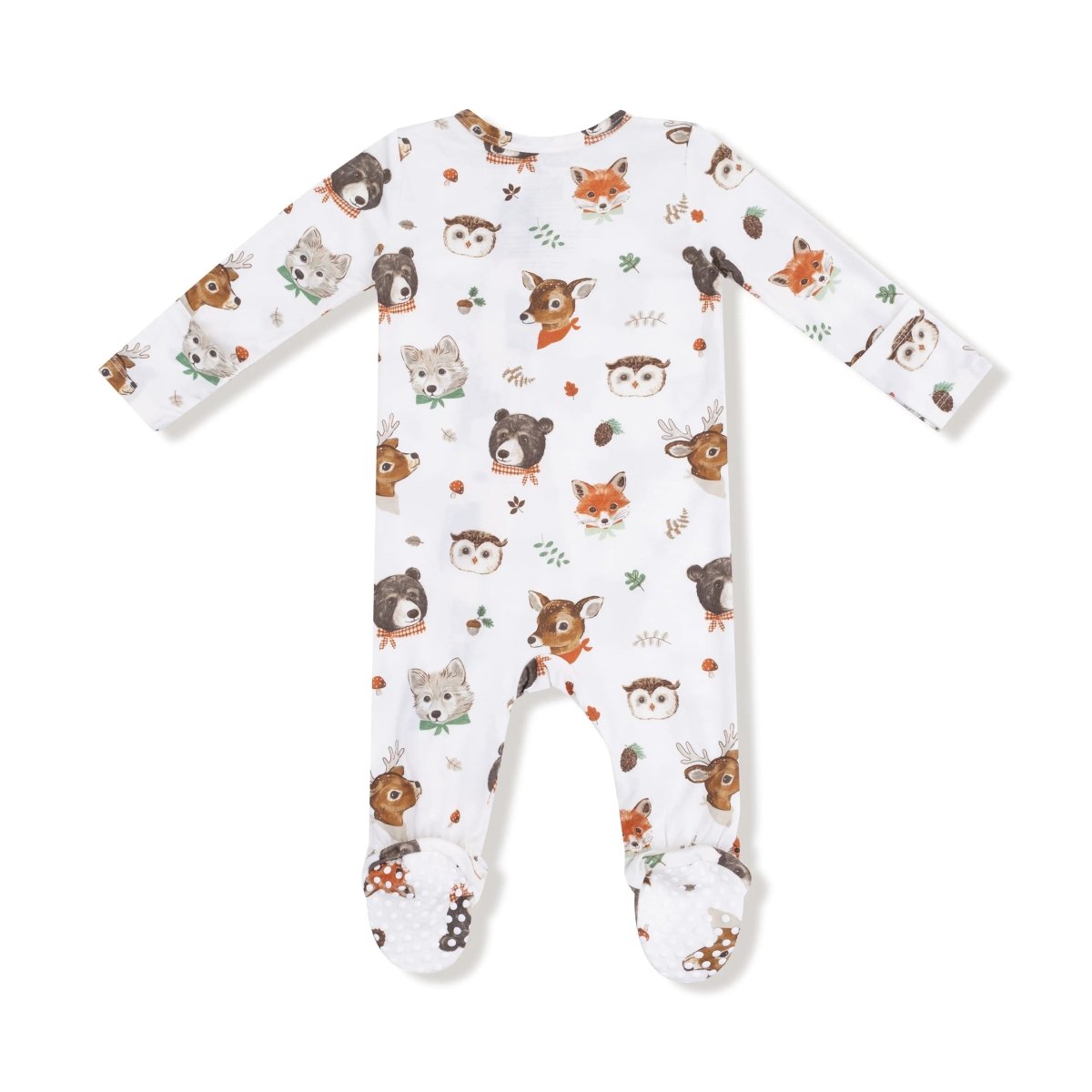Angel Dear Angel Dear 2 Way Zipper Footie Baby Sleepwear Bamboo - Everetts Place Boutique - 