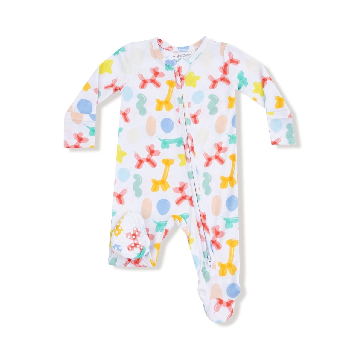 Angel Dear Angel Dear 2 Way Zipper Footie Baby Sleepwear Bamboo Fabric - Everetts Place Boutique - 