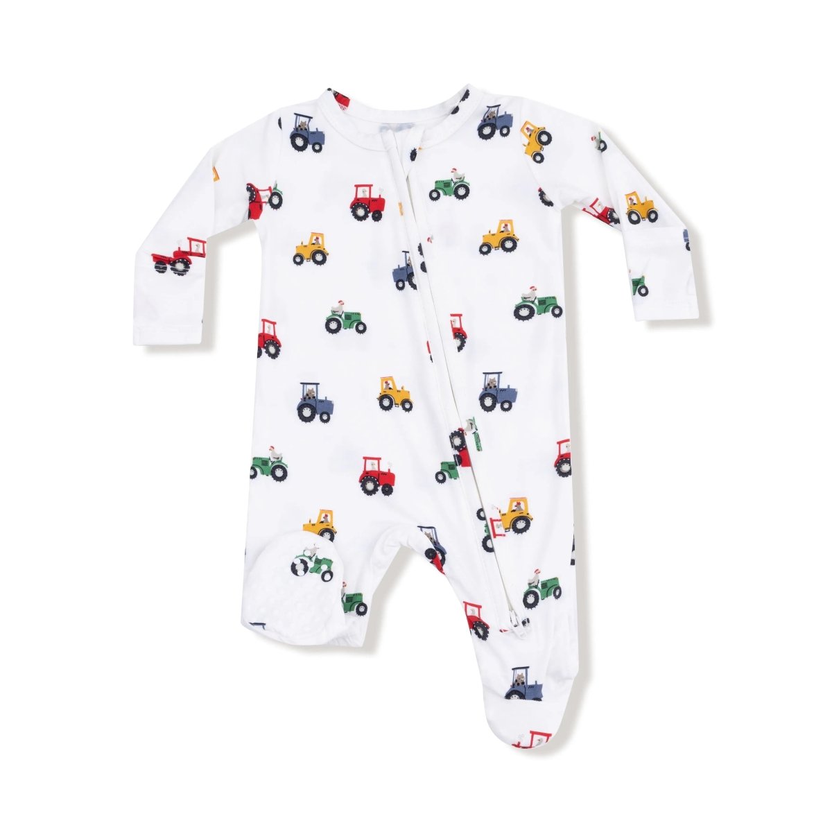 Angel Dear Angel Dear 2 Way Zipper Footie Baby Sleepwear Soft Bamboo - Everetts Place Boutique - 