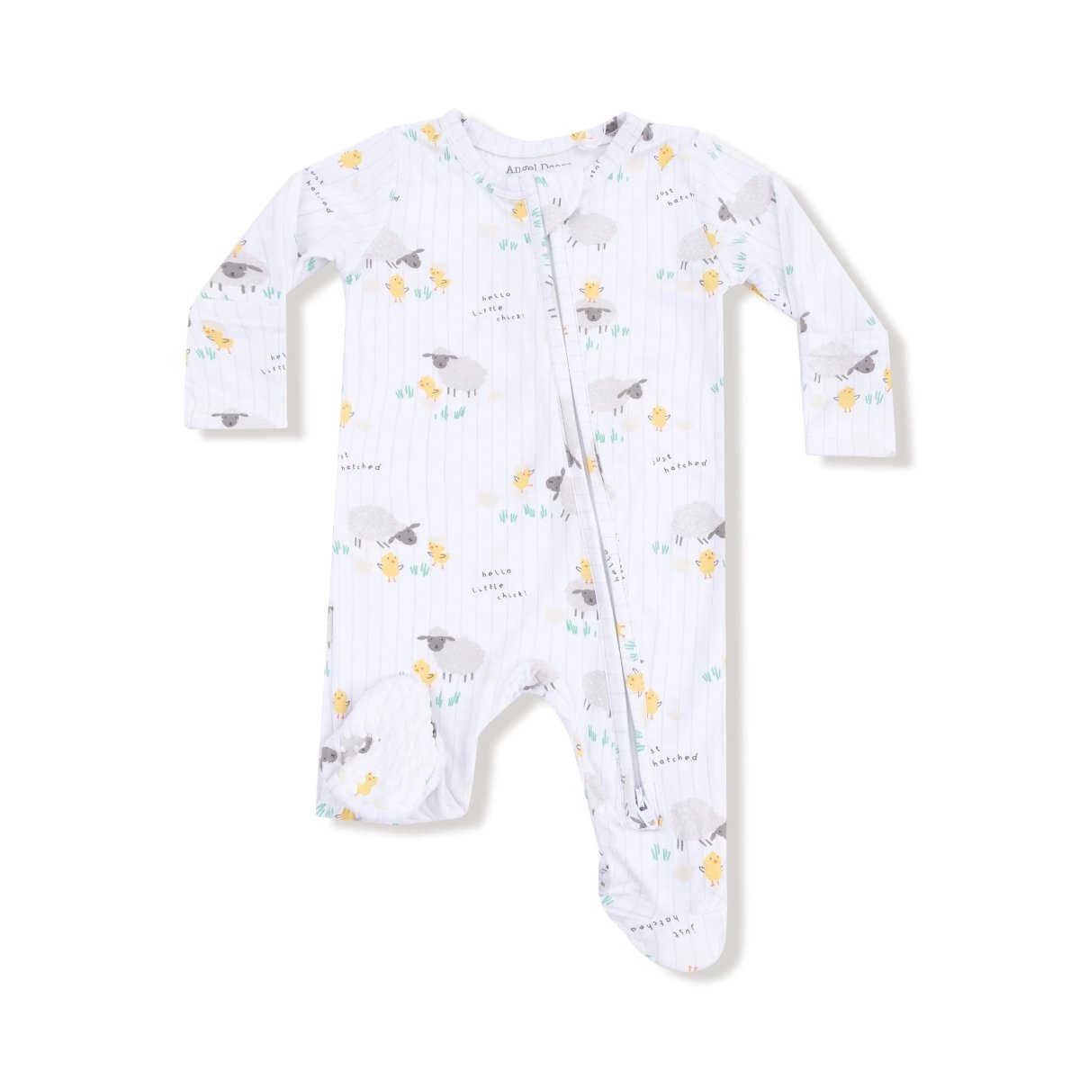Angel Dear Angel Dear 2 Way Zipper Footie Baby Sleepwear Soft Cozy - Everetts Place Boutique - 