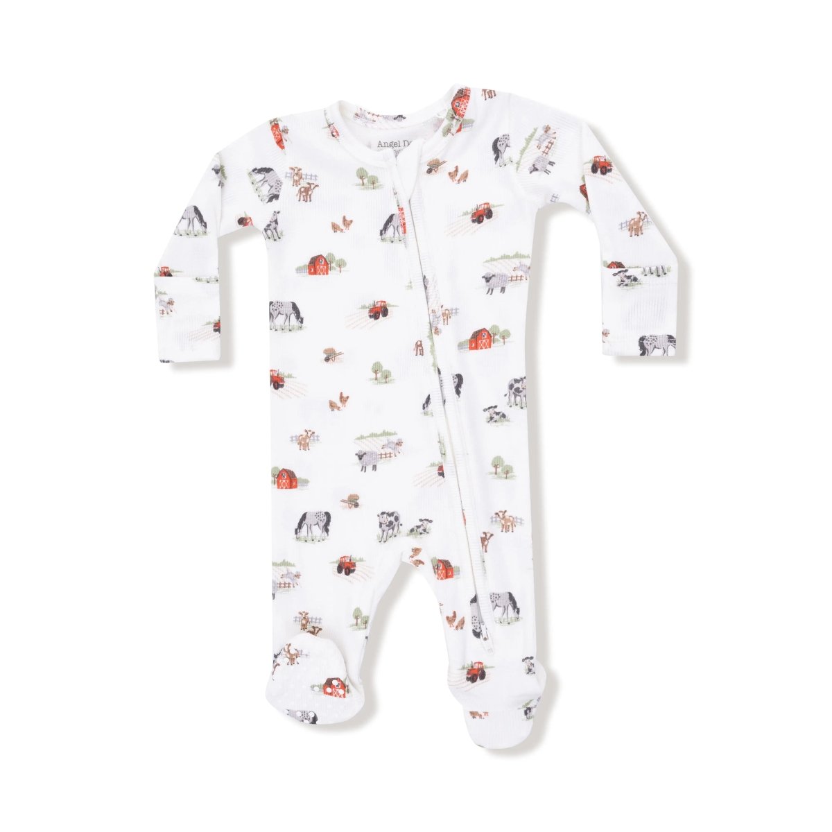 Angel Dear Angel Dear 2 Way Zipper Footie for Baby with Ribbed Modal - Everetts Place Boutique - 