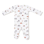 Angel Dear Angel Dear 2 Way Zipper Footie for Baby with Ribbed Modal - Everetts Place Boutique - 