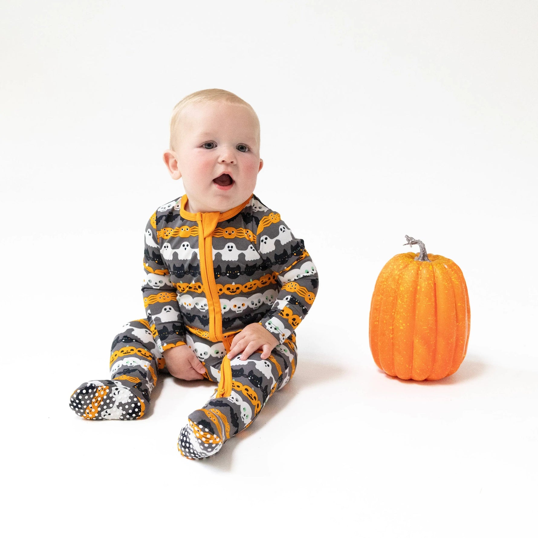 Angel Dear Angel Dear 2 Way Zipper Footie Soft Bamboo Baby Sleep - 