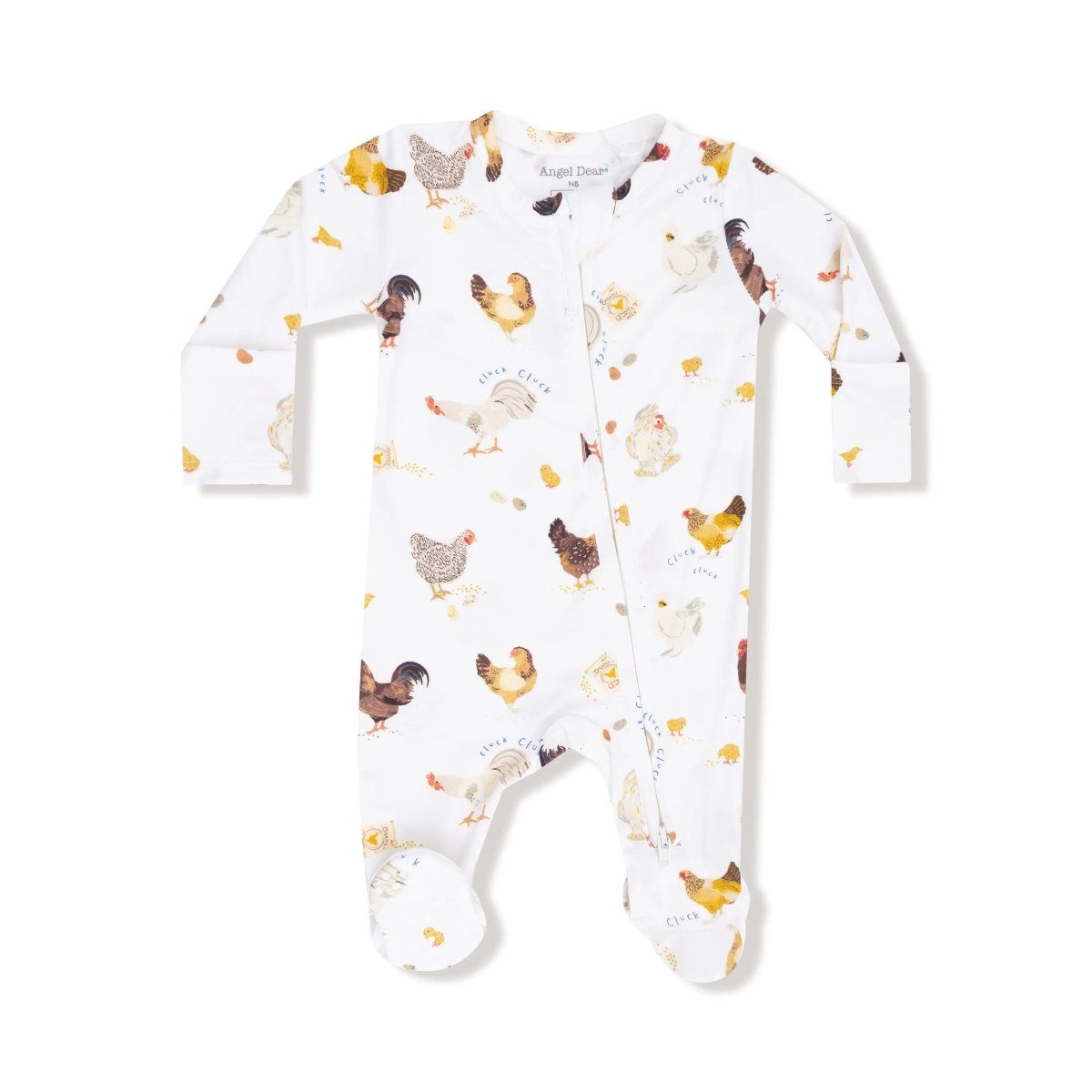 Angel Dear Angel Dear 2 Way Zipper Footie Soft Bamboo Fabric For Baby - Everetts Place Boutique - 