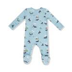 Angel Dear Angel Dear 2 Way Zipper Footie Soft Bamboo Sleepwear - Everetts Place Boutique - 