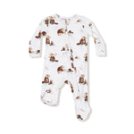 Angel Dear Angel Dear 2 Way Zipper Footie With Fold Over Cuffs - Everetts Place Boutique - 