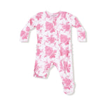Angel Dear Angel Dear 2 Way Zipper Ruffle Back Footie Bamboo Fabric - Everetts Place Boutique - 