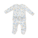 Angel Dear Angel Dear 2 Way Zipper Ruffle Back Footie Bamboo Soft - Everetts Place Boutique - 